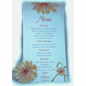 Menu Margarida Gerbera