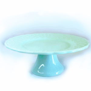 Prato de bolo com pé pequeno Bordalo Pinheiro.