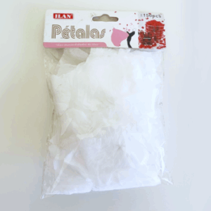 Pétala de rosa branca aproximadamente 150 unidades
