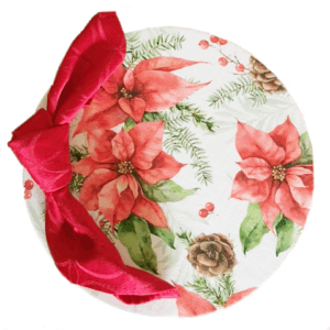 Capa em tecido para sousplat