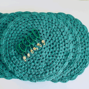 Sousplat em crochete