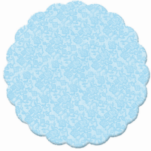 Tapetinho para doce azul claro