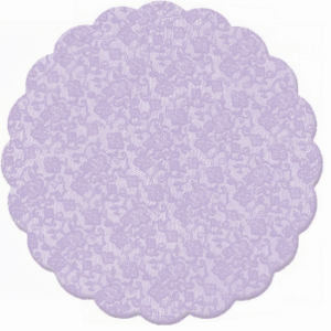 Tapetinho para doce lilás